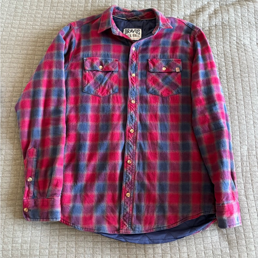 Dravus Lined Flannel Button Down Shirt - image 1